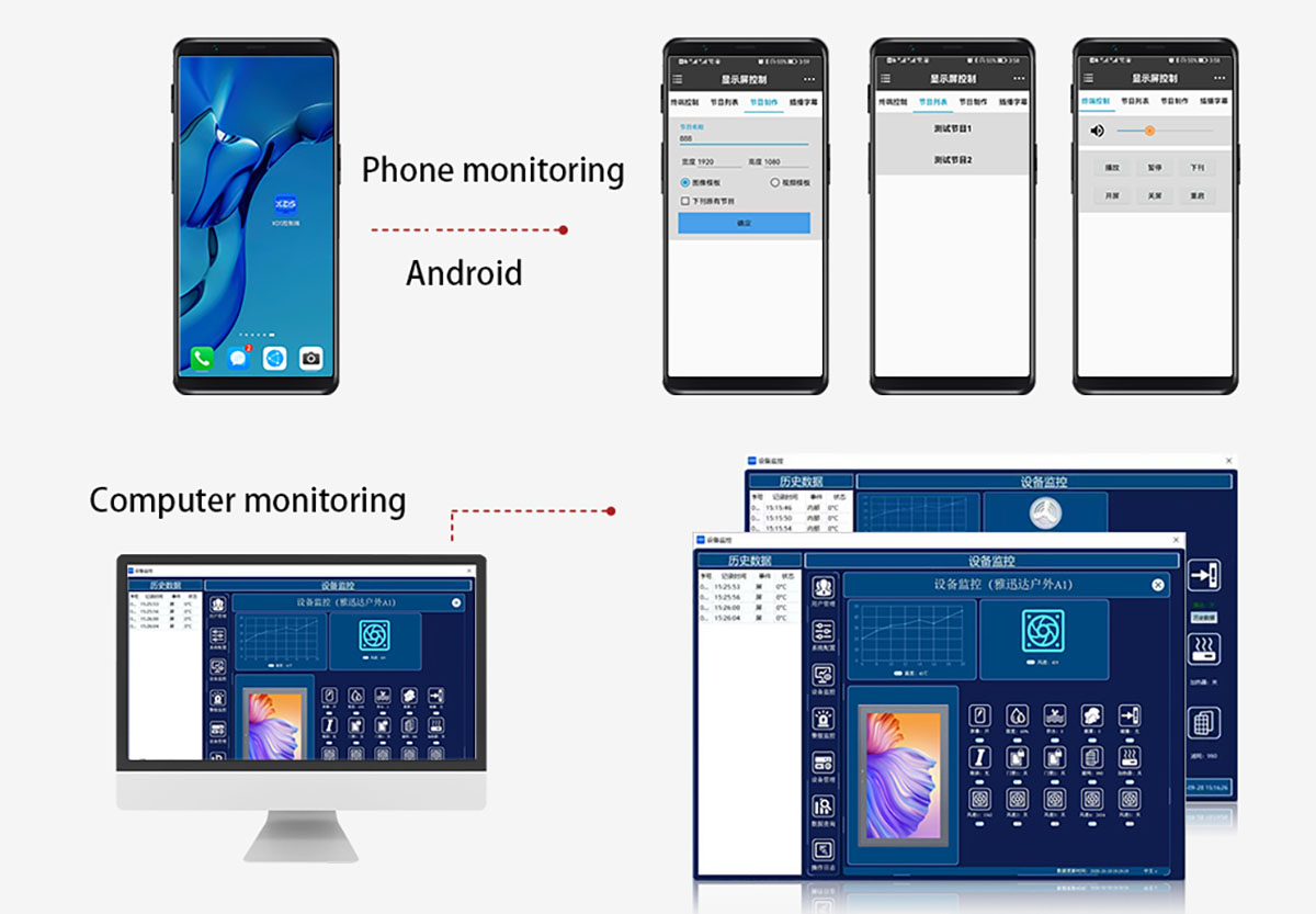 Touch networking, convenient operation